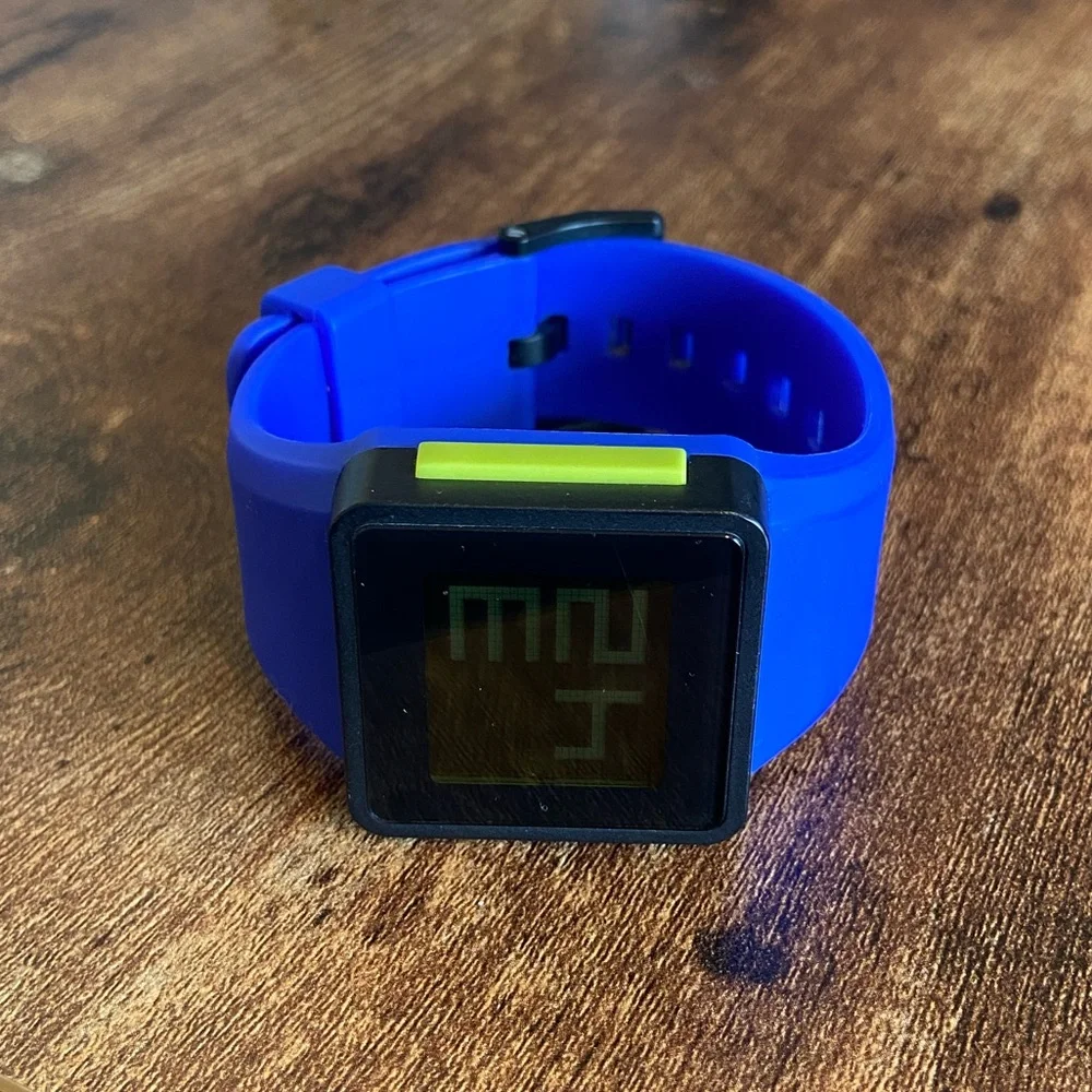 Nixon the Newton Digital Blue and Green Digital Watch